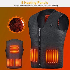 Chaleco Térmico USB Ajustable con 3 Niveles de Calefacción, Chaqueta Abrigada para Deportes al Aire Libre y Actividades Invernales - Product Image 3