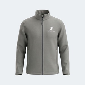 Chaqueta Unisex Personalizada con Logotipo Bordado, Cortavientos, de Softshell, con Cuello Alto, Cierre Completo con Cremallera, Ligera, Transpirable y de Secado Rápido - Product Image 3