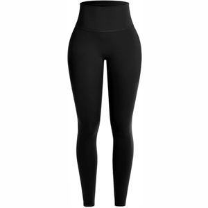 Seamless Yoga Set <b>Women</b> High Waist <b>Leggings</b> <b>Crop</b> Top Racerback Solid Color Activewear Sportwear Full Length Spandex Polyester - Product Image 6