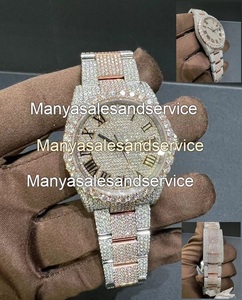 Reloj de Lujo Totalmente Automático de Acero Inoxidable y Diamantes Moissanite, Resistente al Agua hasta 10 Bares - Product Image 5