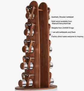 Estante para Pesas Rusas de Madera, Ecológico, Duradero y de Lujo, Equipo de Fitness Premium para Gimnasio en Casa, Hotel o Estudio (Fábrica) - Product Image 5