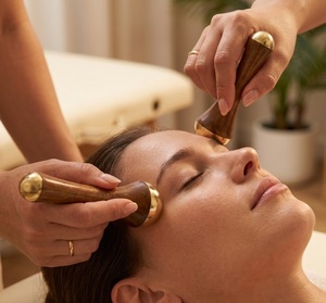 Bâtonnet Kansa en bois de qualité supérieure, forme naturelle, surface polie, pour soins du visage et du corps, outil relaxant, à prix compétitif. - Product Image 2
