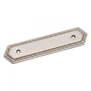 Poignée de meuble en laiton bronze antique avec bordure en corde, finition mate, pour tiroir, porte, cuisine - Product Image 3