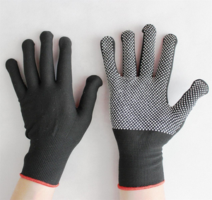 Anti Slip Cotton Work <b>Gloves</b> for Warehouse Construction Work <b>Gloves</b> Cotton <b>Knit</b> Safety <b>Gloves</b> Anti Slip Grip Industrial <b>Gloves</b> - Product Image 4