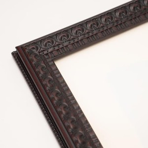 Marco de Fotos Rectangular Tradicional de Madera de Caoba, Ornamentado y Hecho a Mano |   Venta al por mayor desde Moradabad por Aqudus Saleem - Product Image 6
