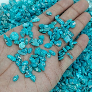 Lot de cabochons en turquoise naturelle blanche, vente en gros de pierres précieuses turquoise pour la fabrication de bijoux - Product Image 4