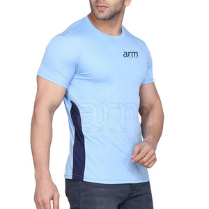 Vêtements de sport à séchage rapide pour hommes, t-shirts de sport pour hommes, faible MOQ, prix de gros - Product Image 4