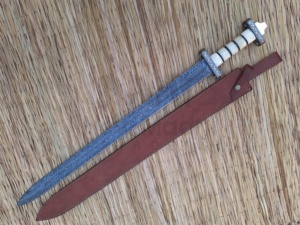 DAMAS FAIT À LA MAIN BONE POIGNÉE INCROYABLE NMT-2525 D'ÉPÉE VIKING - Product Image 6