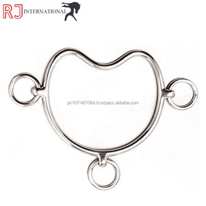 Mors de cheval en argent allemand, mors en acier argenté / Mors de course de chevaux en argent allemand de bonne qualité - Product Image 2