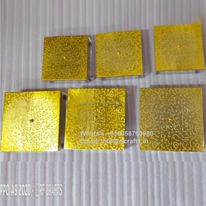 Frascos acrílicos modernos de lujo para decoración del hogar con tapa de Metal, caja de almacenamiento de postres con forma de Escudero única para boda, regalo de Ramadán - Product Image 1