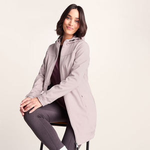 Chaqueta Softshell Larga para Senderismo Unisex 2026, Chaqueta Impermeable Ligera y Duradera para Exteriores, Chaqueta Larga con Capucha para Mujer, Otoño - Product Image 3