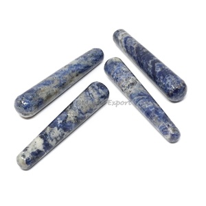 Sodalite ไม้กายสิทธิ์นวดเรียบคริสตัลจากคริสตัล - Product Image 1
