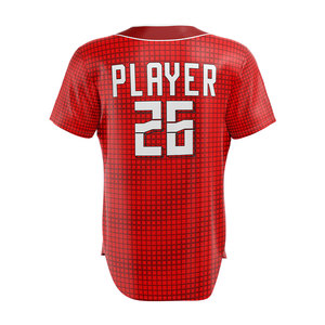 Camiseta de Béisbol para Mujer, Tallas Grandes, Uniforme de Equipo Sublimado, Nombre y Número Personalizados, Ropa Deportiva de Softbol al por Mayor - Product Image 3