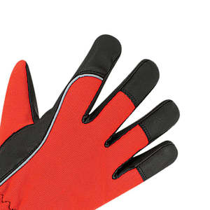 Guantes de Trabajo Mecánico de Alta Visibilidad con Palma de Cuero de Alta Destreza y Función de Secado Rápido, Servicio OEM - Product Image 4