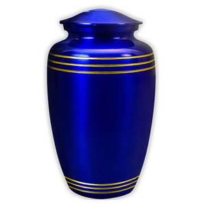 Urna Funeraria de Metal para Cenizas de Adultos, con Acabado Dorado y Negro, Estilo Americano/Europeo - Product Image 3