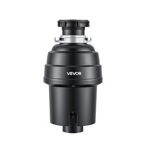 Trituratore di rifiuti alimentari da cucina con motore DC da 1HP 3500RPM a alimentazione continua, con collegamento EZ per la triturazione dei rifiuti. - Product Image 1