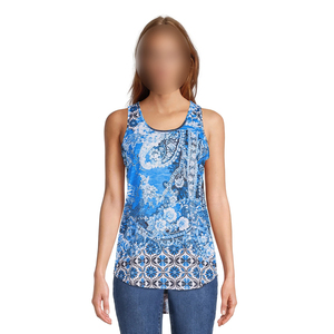 Camiseta sin Mangas para Mujer con Estampado por Sublimación, el Mejor Producto, Tela Suave y Cómoda, Ropa Deportiva para Gimnasio - Product Image 1