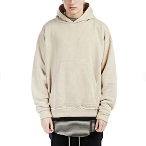 Men's New Fashion Winter Pullover Heavy Weight <b>Thick</b> <b>Fleece</b> Oversized Solid Hoodies Custom Logo Printing Plain Dyed Stonewashed - Product Image 1