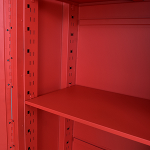 Armoire à outils en acier noir mat avec 3 tiroirs, idéale pour le rangement dans les garages et ateliers - Product Image 4