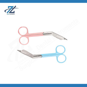 Lister Bandage Scissors 5.5" Set of 2 Stainless Steel First Aid Trauma Shears with Sky Blue & Pink Color Coating for Medical - Product Image 4