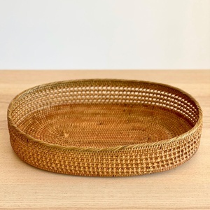 Rattan serving <b>trays</b> hand-made <b>tray</b> for bread fruit candy cheapest price <b>kitchen</b> serveware - Product Image 1