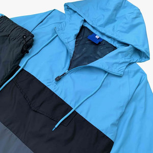 Conjunto de 2 Piezas de Chaqueta Cortavientos Clásica para Hombre, Ligera, Impermeable, para Correr al Aire Libre, Estilo Vintage, con Cierre Completo - Product Image 3