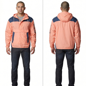 <b>Mens</b> Lightweight Hooded Windbreaker <b>Jacket</b> Outdoor Waterproof <b>Pullover</b> Casual Streetwear Sports Running Hiking <b>Jacket</b> - Product Image 2