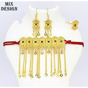 Martasha Designer Islamic Ramadan Special Goldplated UAE <b>Jewellery</b> Special Dubai <b>Jewellery</b> Necklace Earring <b>Set</b> - Product Image 3