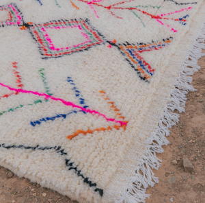 Tapis noué KNOT RUG, design moderne luxueux brodé, tapis de prière en laine et soie noué à la main, résistant aux taches, toutes tailles, décoration de salon, décoration de la maison - Product Image 3