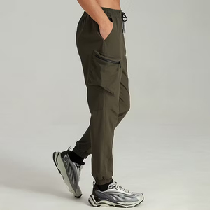Quick Dry Athletic Sweatpants Casual Daily Wear Relax Fit Cargo Joggers Bulk Discount Gym Workout Apparel Running Wear Trousers - Product Image 2
