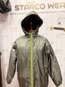 Chaqueta de Plumón Personalizada para Hombre, Informal, Tejida, Ecológica, Cortavientos, Transpirable, Impermeable, con Cremallera y Capucha, 90% Plumón, Gruesa, para Exteriores - Product Image 2