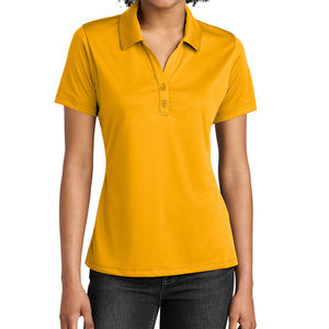 Camiseta Polo de Mujer 100% Algodón de Alta Calidad, Transpirable, Manga Corta, Logotipo Bordado Personalizado, Precio Económico - Product Image 3