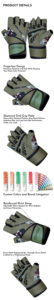Gants de musculation Camo Force Pro, gants de sport camouflage pour la remise en forme et l'entraînement en force - Product Image 5