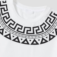 T-shirt Premium TALENT SPORTS pour homme |   Confortable, respirant, décontracté |   Vêtements d'été à imprimé ethnique personnalisable |   Service OEM de haute qualité