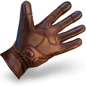 ถุงมือป้องกันมอเตอร์ไซค์หนังแท้สำหรับทุกเพศกีฬากลางแจ้งขี่จักรยานกันลื่นระบายอากาศได้ - Product Image 5