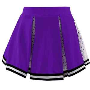 ชุดกระโปรงพลีทพิมพ์ลายสวยหรู พร้อมเข็มขัดเอวสูงเข้าชุด สำหรับการแข่งขันในโรงเรียน การแสดง และชุดเชียร์ลีดเดอร์ - Product Image 4