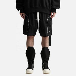 Pantalones Cortos Cargo Negros para Hombre TITAN TREAD WEAR, Cintura Media, Estilo Utilitario, Bolsillos con Cremallera, Ropa de Verano, Impermeables, Mezcla de Poliéster y Algodón - Product Image 3