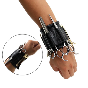 Étui de rangement pour ciseaux de coiffure en acier inoxydable, pochette de barbier, étui pour outils de salon - Product Image 2