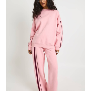 Sweat-shirt personnalisé imprimé en sérigraphie, grande taille, polyester/coton, respirant, vêtements de sport d'hiver, pull ODM, pull réversible pour femmes - Product Image 4