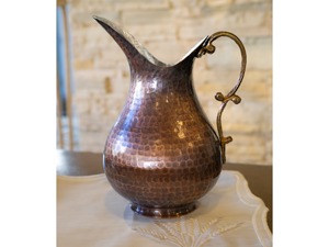 Jarra de Agua de Cobre Cognac, Jarra de Agua de Cobre de Primera Calidad con Acabado Liso, Jarra de Agua de Cobre Personalizada, Artículo al por Mayor de Fábrica, Jarra de Cobre - Product Image 3