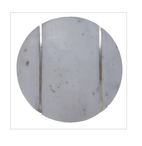 Planche à découper en marbre incroyablement magnifique, carrée, passe au lave-vaisselle, en pierre blanche, pour fruits et pâtisseries, au prix le plus bas - Product Image 5