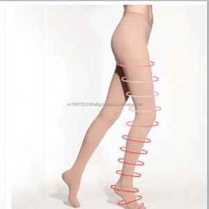Chaussettes de compression au genou confortables fabriquées au Vietnam pour femmes Anti-odeur antibactérienne Utilisation quotidienne Conception tricotée respirante - Product Image 4