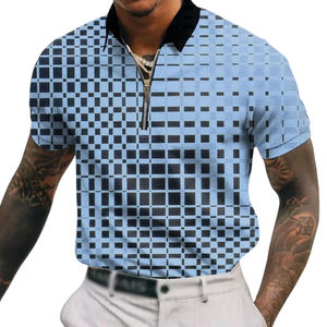 Camiseta Polo Deportiva de Verano para Hombre, de Poliéster, Transpirable, con Patrón 3D Tejido, Cuello Cómodo, al Mejor Precio - Product Image 5