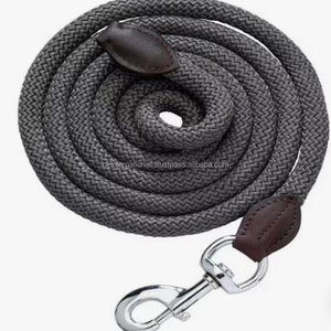 เชือกจูงม้าทำจากฝ้ายบิดพร้อมทริกเกอร์สมาร์ทคลิปหนีบสายคล้องคอเชือกสำหรับฝึกม้าทำจากผ้าฝ้าย - Product Image 3