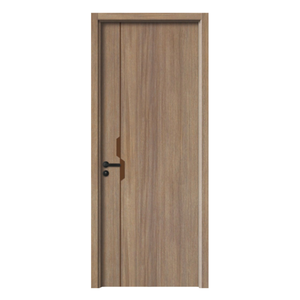 Puerta de Estilo Moderno con Núcleo Compuesto Hueco, Puerta Interior Principal de Madera WPC para Interiores de Casa con Marco para Dormitorio - Product Image 1