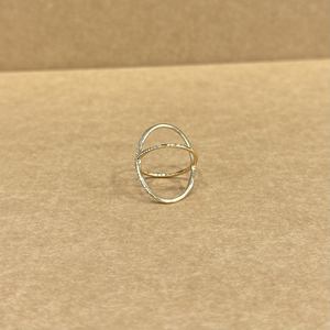 Bague élégante en or jaune 18 carats avec diamant rond naturel 0,22 carat et pierres latérales, bijoux fins classiques pour femme, mariage, fiançailles, fête - Product Image 4