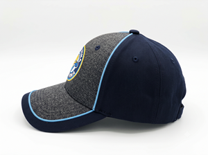Gorras de Béisbol Deportivas Personalizadas Melange de 6 Paneles con Logotipo Bordado, Ribete y Velcro, Fabricante OEM ODM Injae Vina - Product Image 3