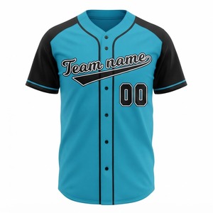 Uniforme de Béisbol Personalizable al por Mayor de Alta Calidad, Transpirable, para Equipos, 100% Poliéster, Impresión Digital, Tallas Grandes - Product Image 1