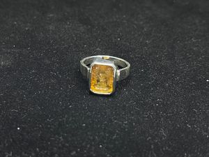 แหวนเงิน 925 ประดับด้วยพลอยโทแพซทรงแปดเหลี่ยมแบบอิมพีเรียล - Product Image 3