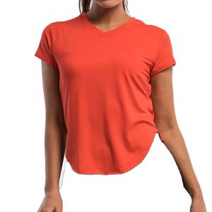 Camisetas cortas de algodón 100% de alta calidad para mujer, Top corto transpirable personalizable con estampado Digital - Product Image 6